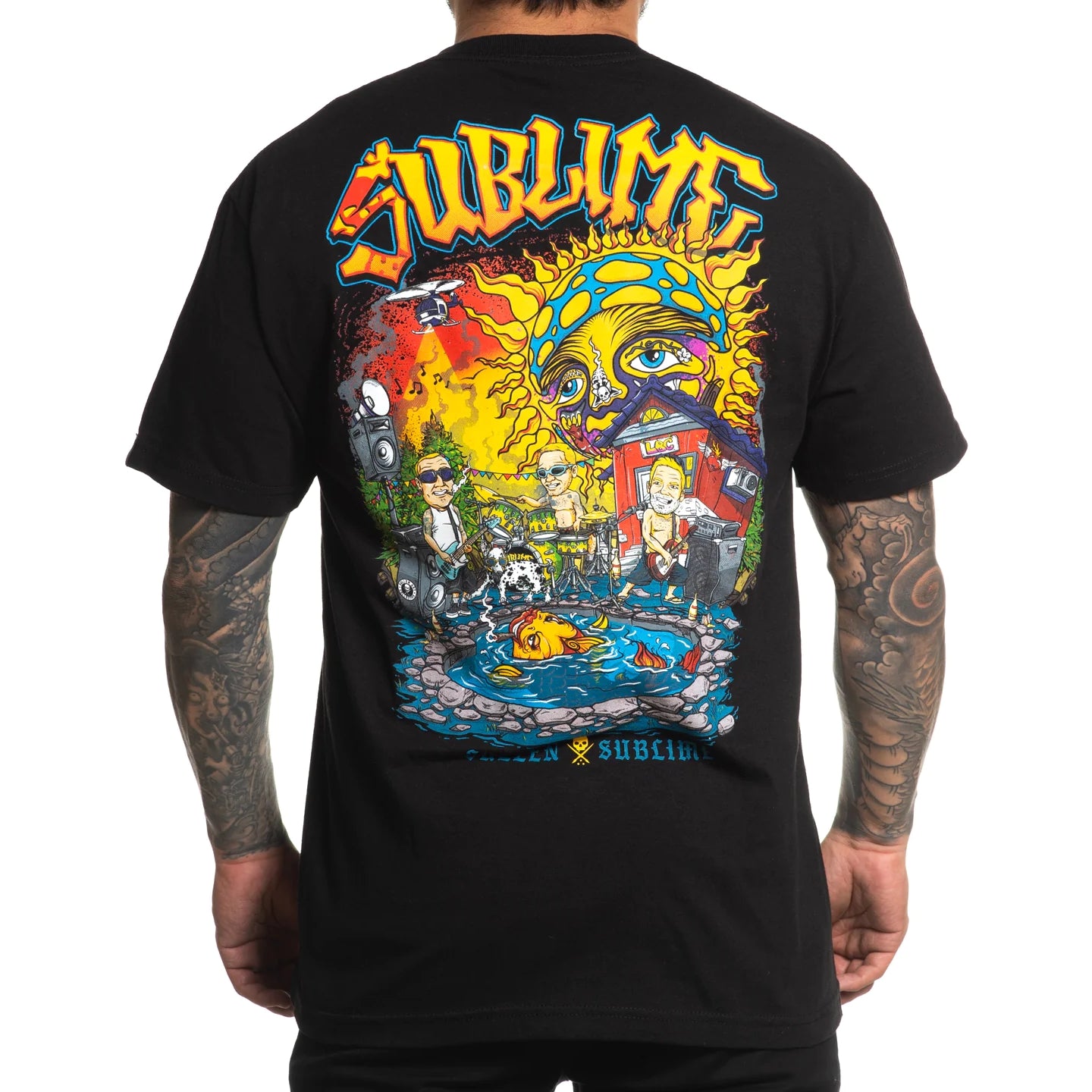 SULLEN CLOTHING SUBLIME BACKYARD PARTY STANDARD T-SHIRT