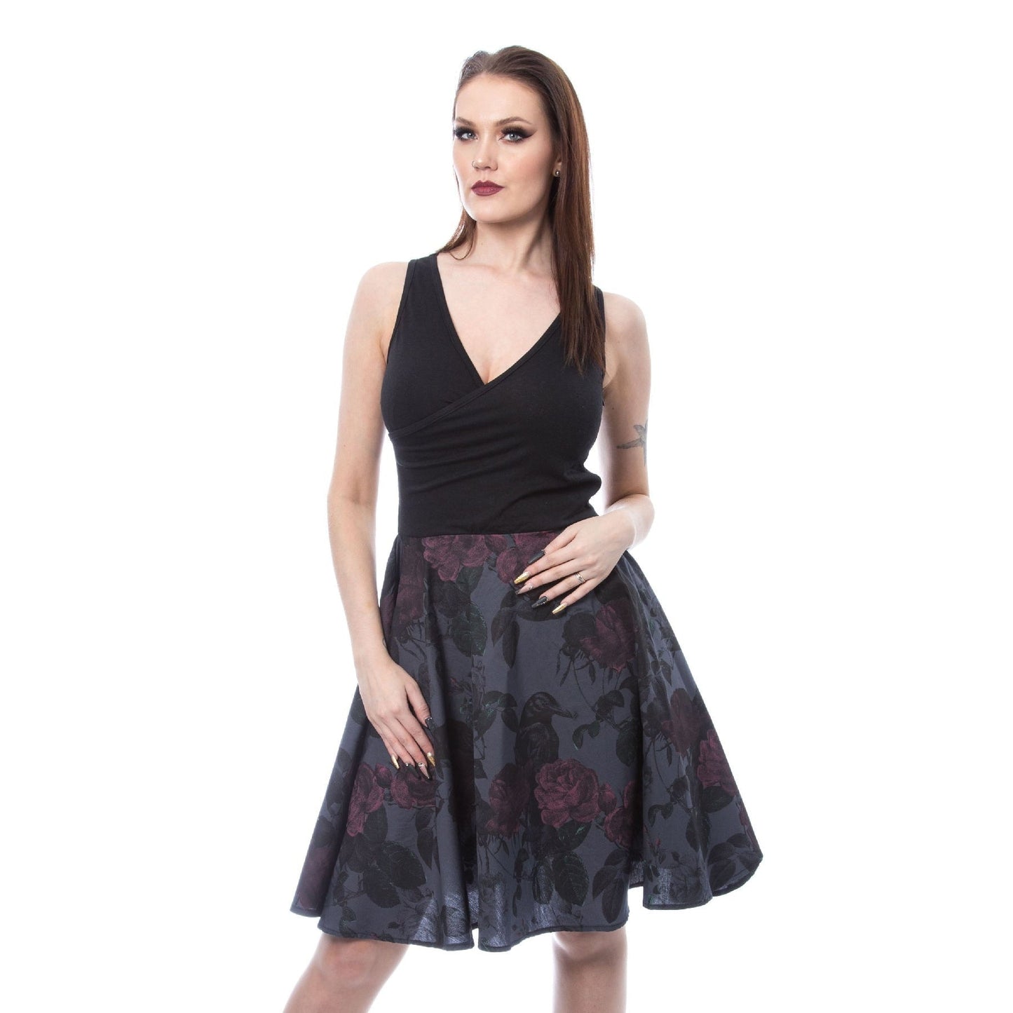 POIZEN CHEMICAL ADELIA DRESS BLACK