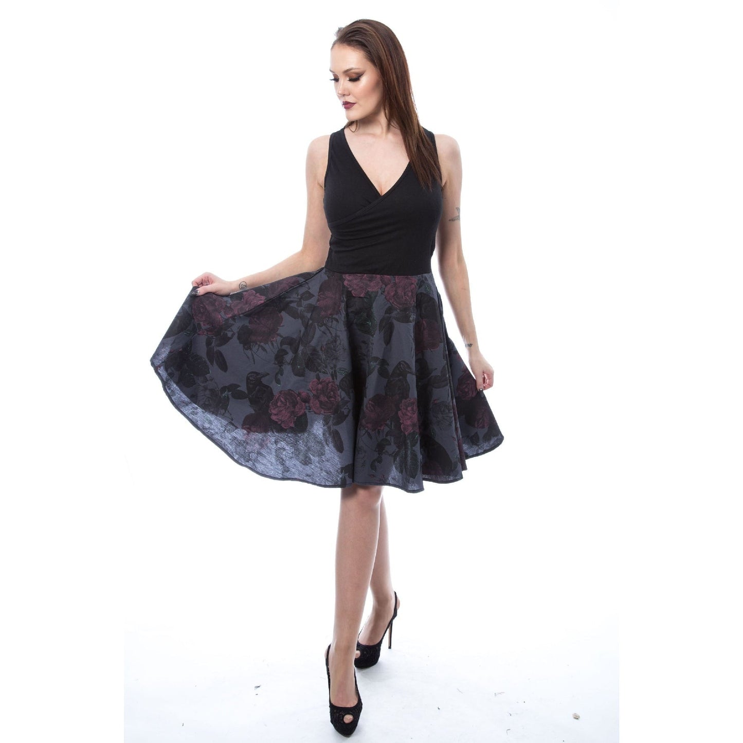 POIZEN CHEMICAL ADELIA DRESS BLACK