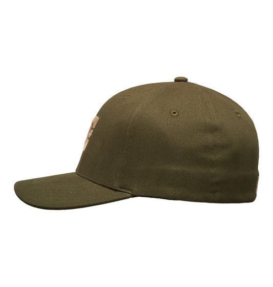 DC SHOES CAP STAR BRONZE GREEN FLEXFIT CAP HAT