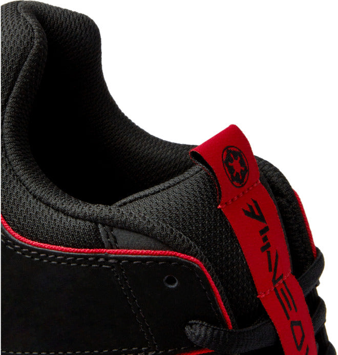 STAR WARS X DC SHOES LYNX ZERO BLACK & RED TRAINERS