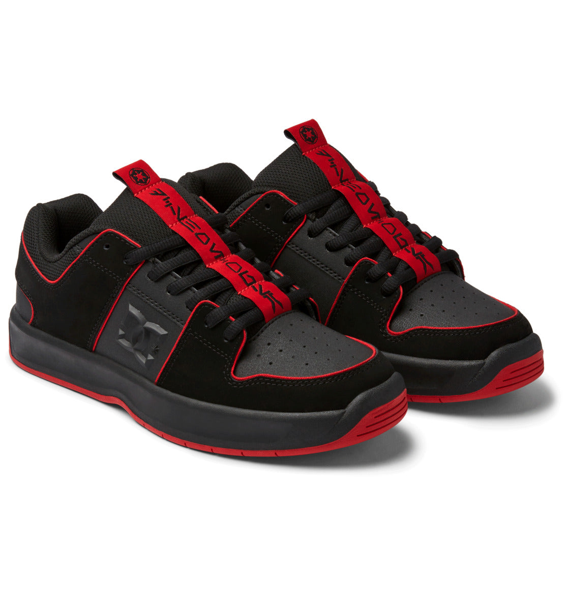 STAR WARS X DC SHOES LYNX ZERO BLACK & RED TRAINERS