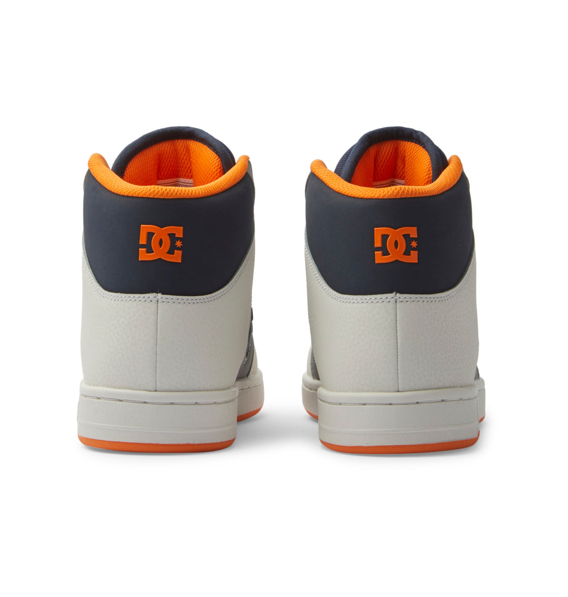 DC SHOES MANTECA 4 HI NAVY GREY ORANGE TRAINERS
