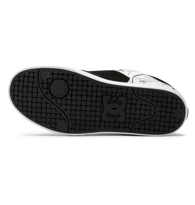 STAR WARS™ MANDALORIAN X DC SHOES PURE BLACK WHITE & GREY TRAINERS