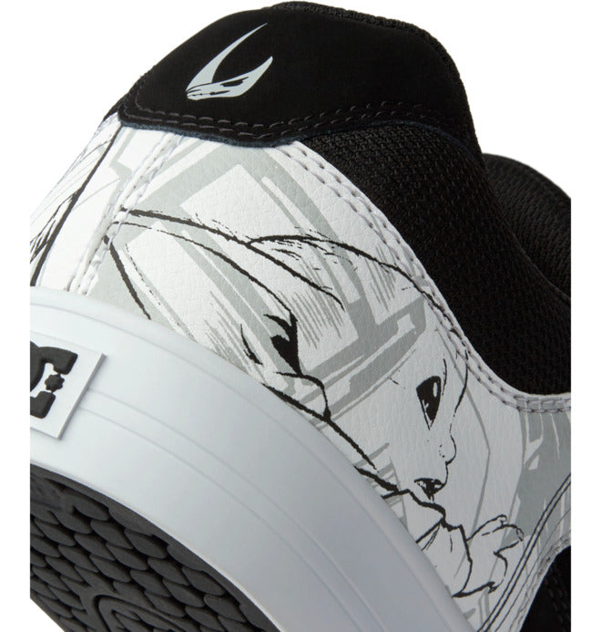 STAR WARS™ MANDALORIAN X DC SHOES PURE BLACK WHITE & GREY TRAINERS