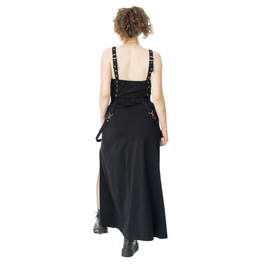 VIXXIN BLACK AMARANTH MAXI SKIRT