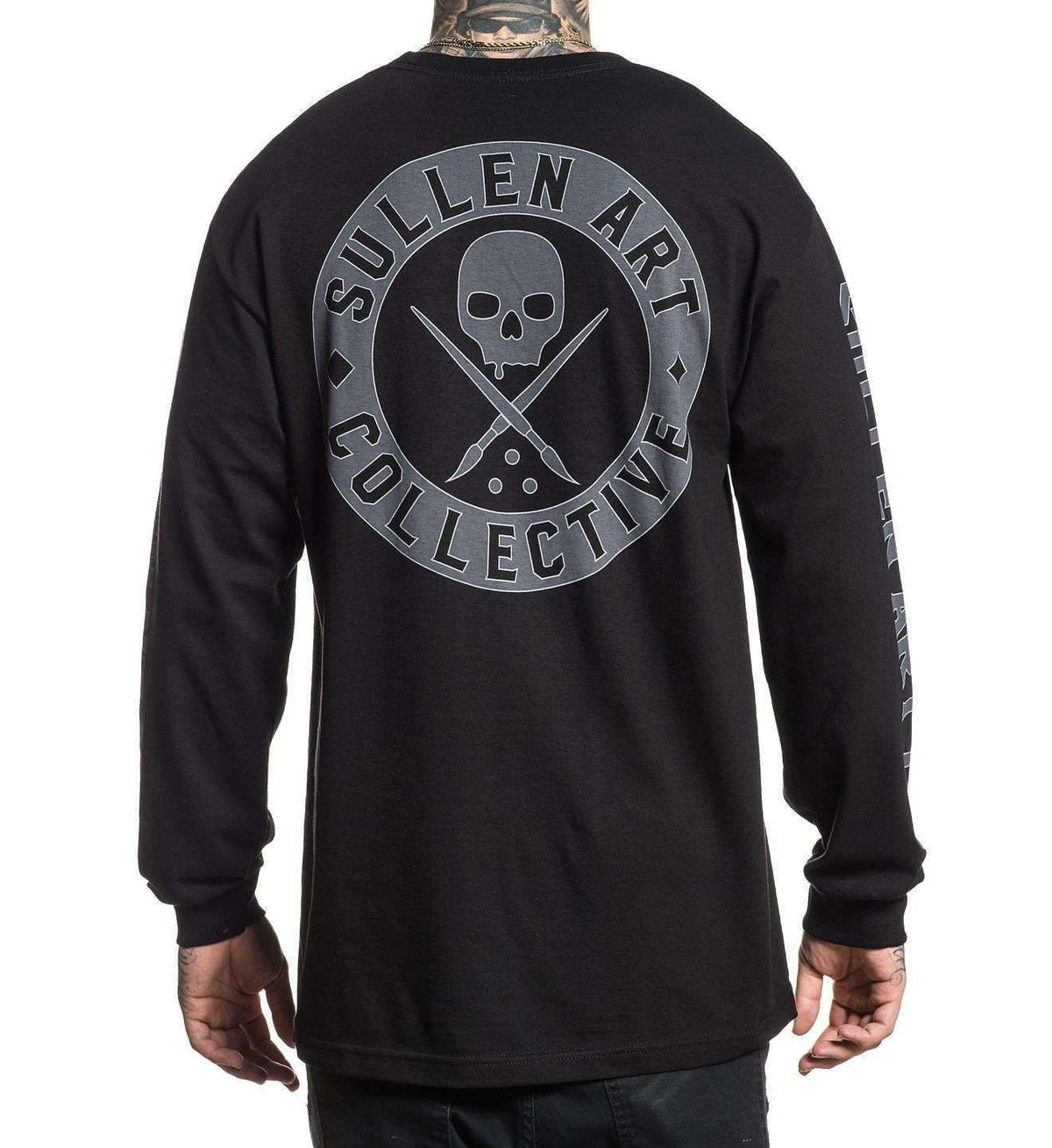 SULLEN CLOTHING BOH LONG SLEEVE BLACK T-SHIRT