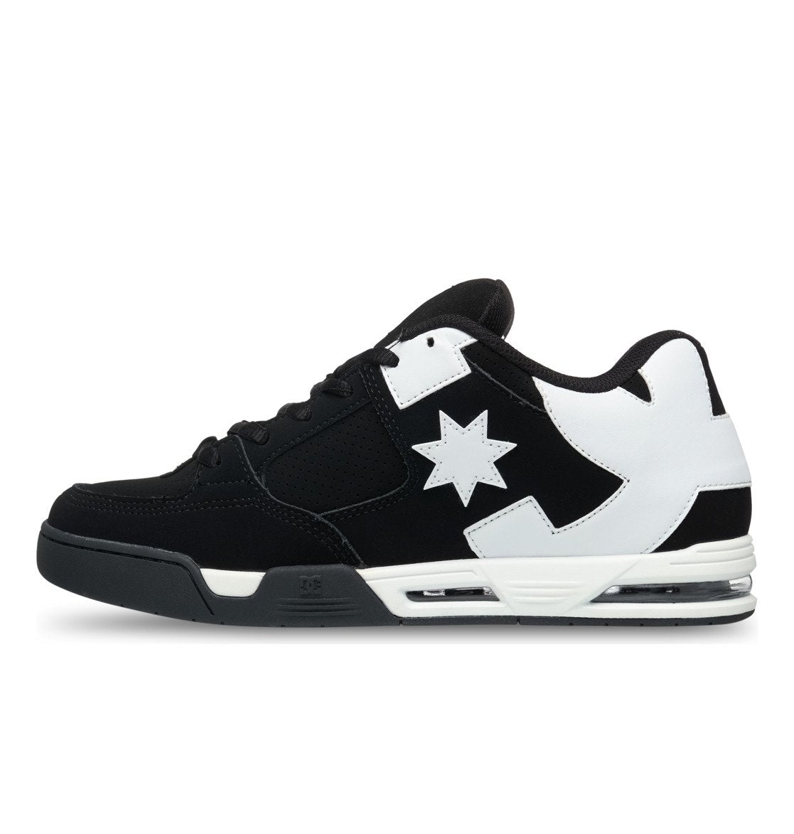 DC SHOES COMMAND BLACK WHITE TRAINERS