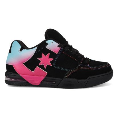 DC SHOES COMMAND BLACK MULTI WOMEN'S TRAINERS