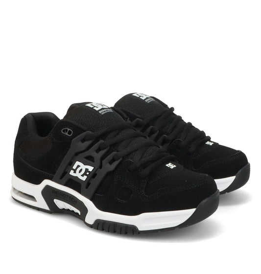 DC SHOES AT-2 BLACK WHITE TRAINERS