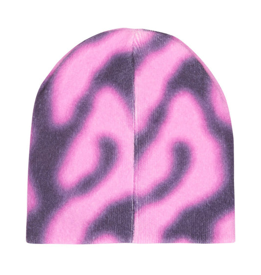 DC SHOES BLURRY SKULLY BLACK BEANIE HAT