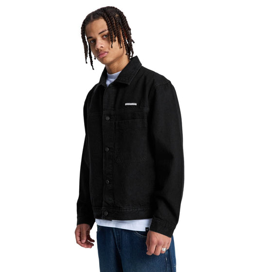 DC SHOES ETHOS TRUCKER DENIM BLACK JACKET