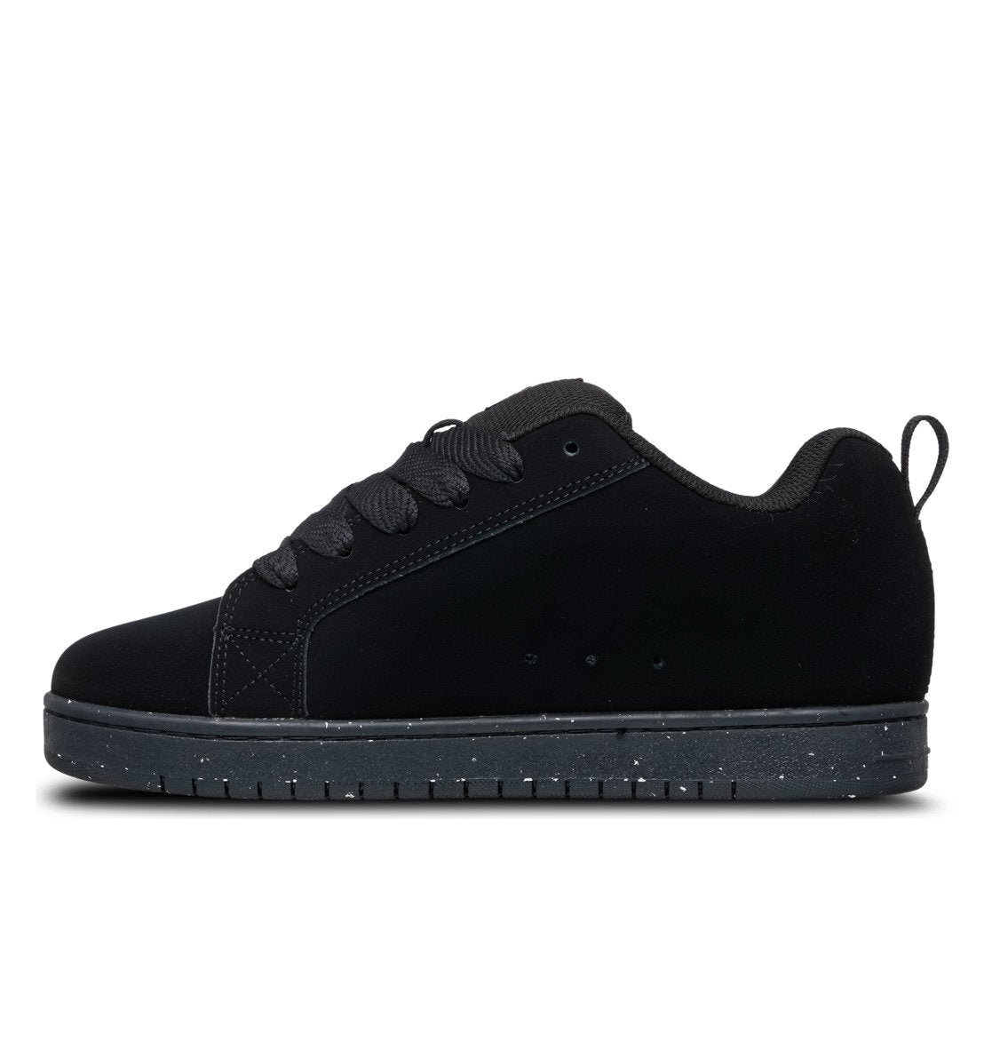 DC SHOES COURT GRAFFIK BLACK RECYCLED TRAINERS