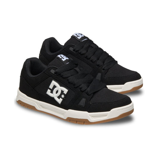 DC SHOES AXIRA BLACK WHITE TRAINERS