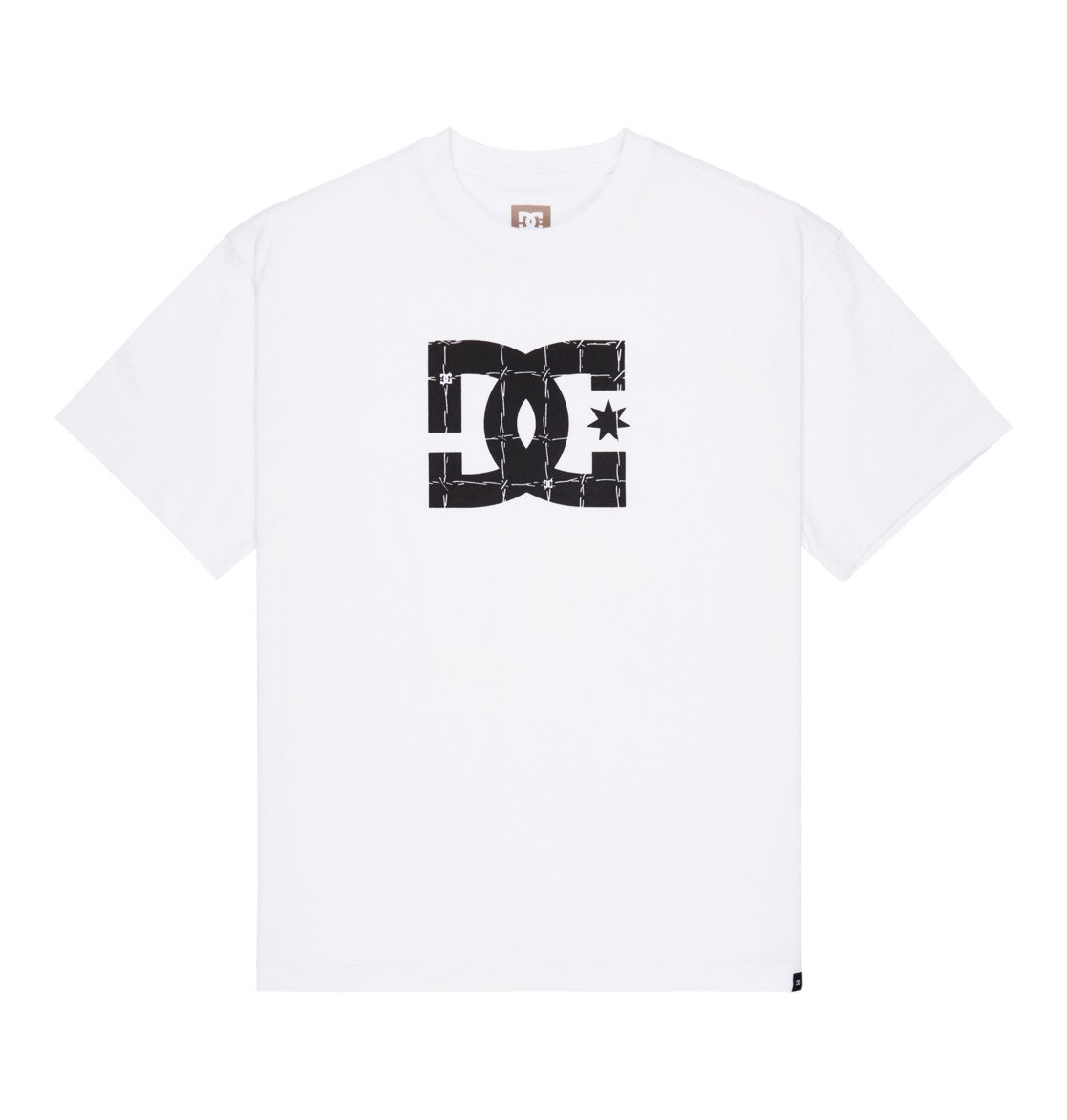 DC SHOES STAR FILLED WHITE T-SHIRT