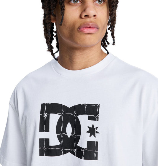DC SHOES STAR FILLED WHITE T-SHIRT