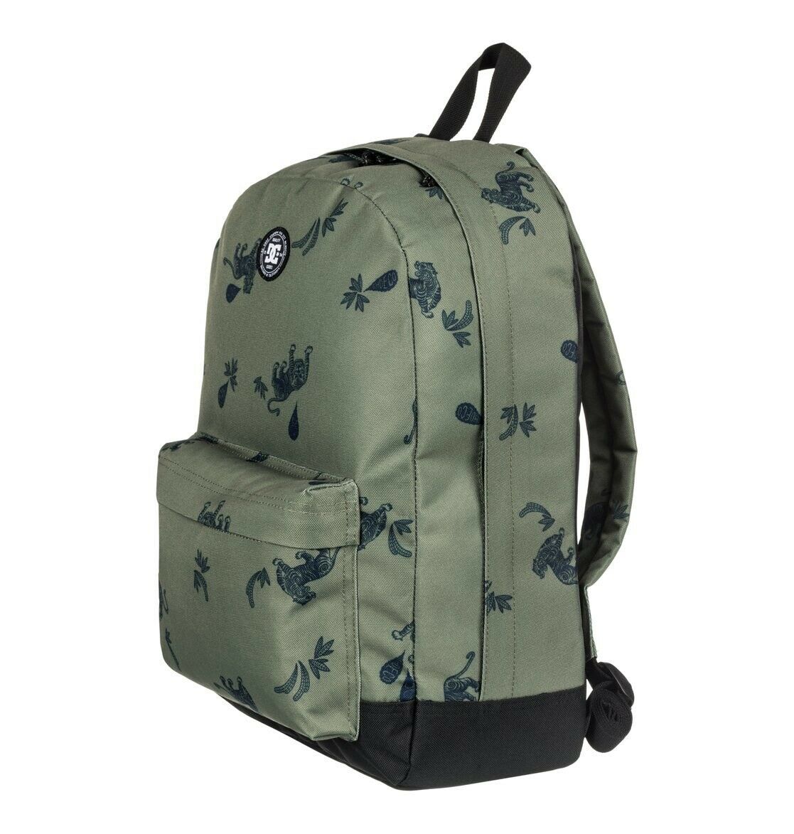 DC SHOES BACKSTACK BACKPACK VINTAGE GREEN TIGER AMBUSH