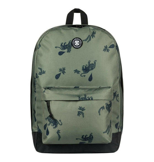 DC SHOES BACKSTACK BACKPACK VINTAGE GREEN TIGER AMBUSH