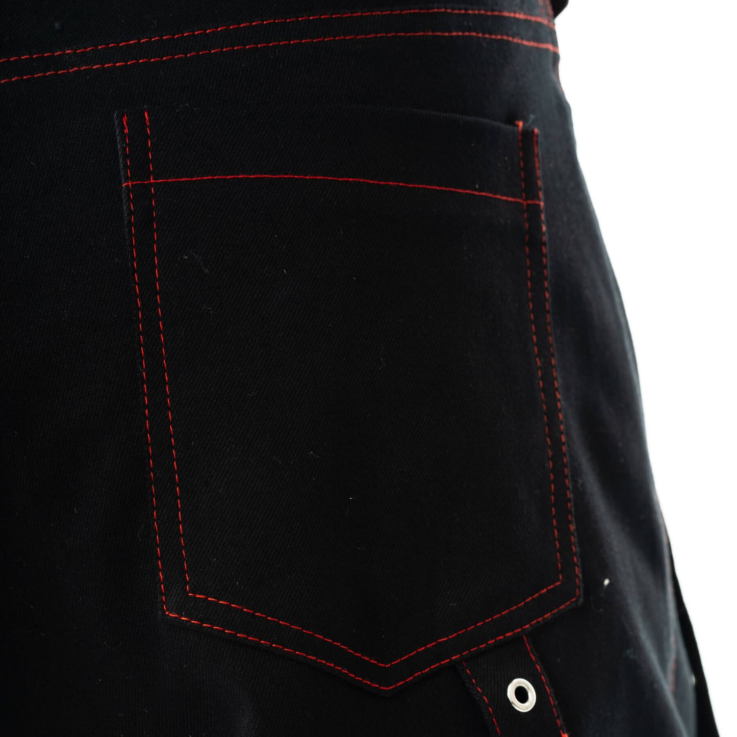 VIXXIN CHEMICAL JAYCEE LONG LEG PANTS BLACK RED