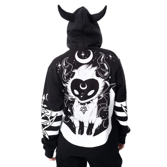 POIZEN HEARTLESS DEMON BLACK HOODIE