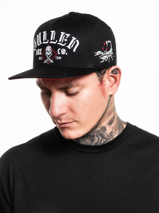 SULLEN CLOTHING EMPIRE BLACK SNAPBACK CAP