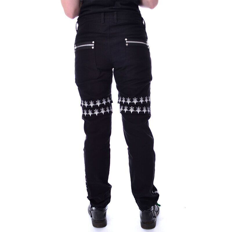 POIZEN HEARTLESS PENTAGRAM BLACK UNISEX PANTS