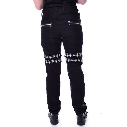 POIZEN HEARTLESS PENTAGRAM BLACK UNISEX PANTS