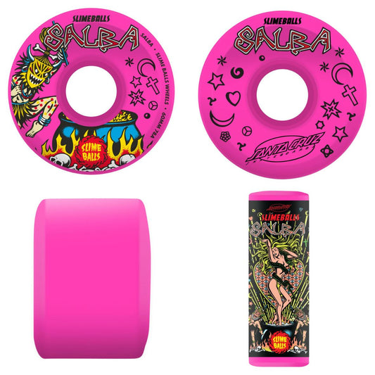Slime Balls Skateboard Wheels Salba Witchdoctor OG Soft 78a Pink 60mm