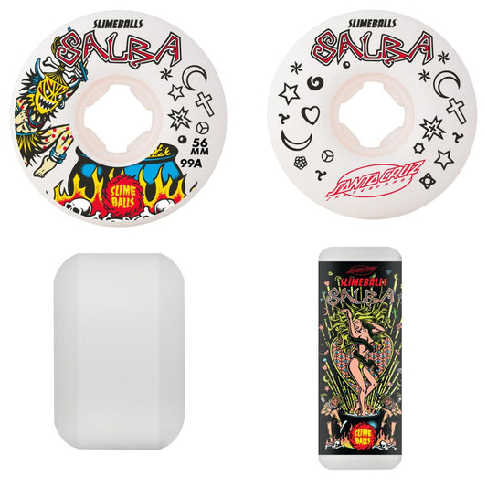 Slime Balls Skateboard Wheels Salba Witchdoctor Chubbies 99A 56mm