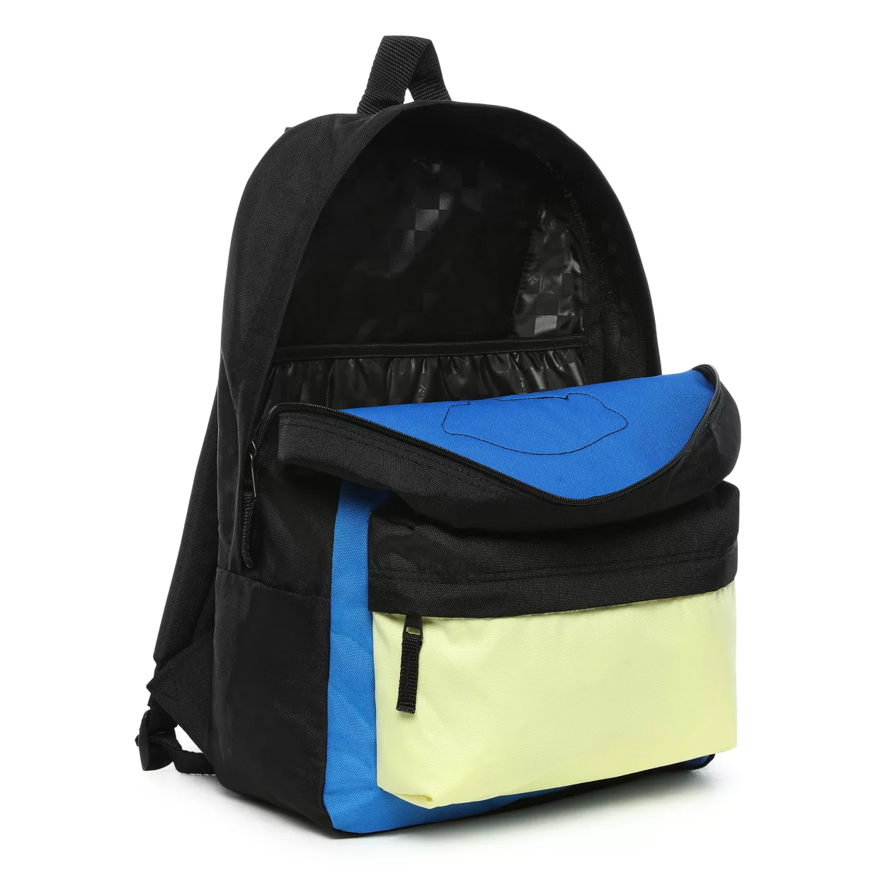 VANS REALM VICTORIA BLUE & YELLOW BACKPACK