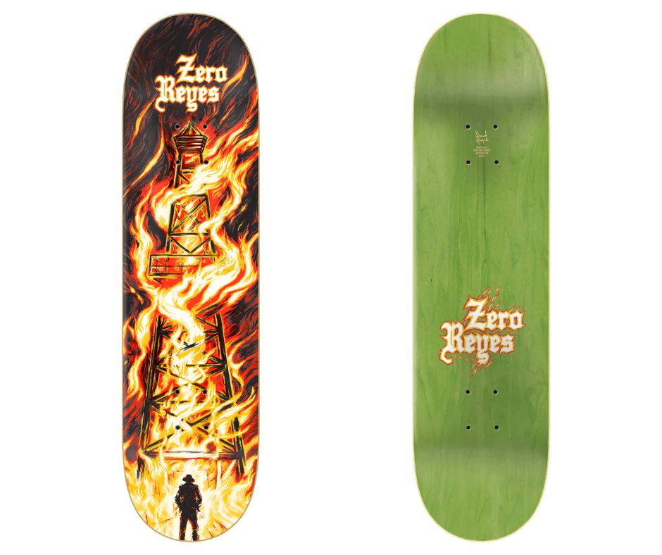 Zero Skateboard Deck There Will Be Blood David Reyes 8.5"
