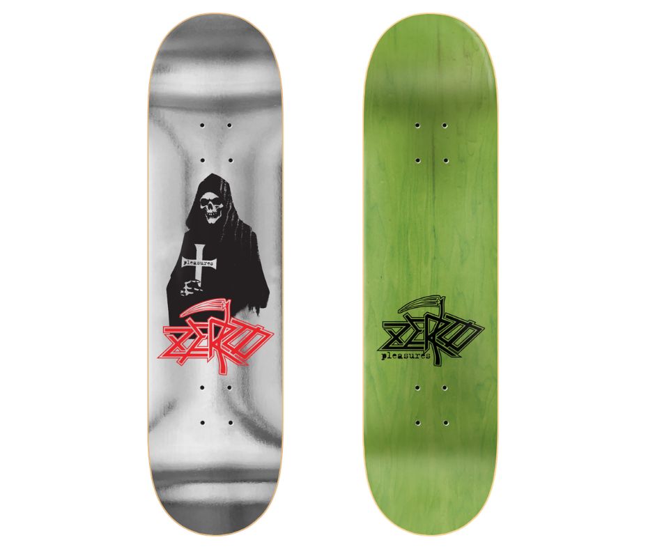 Zero Skateboard Deck Pleasures Reaper 8.25"
