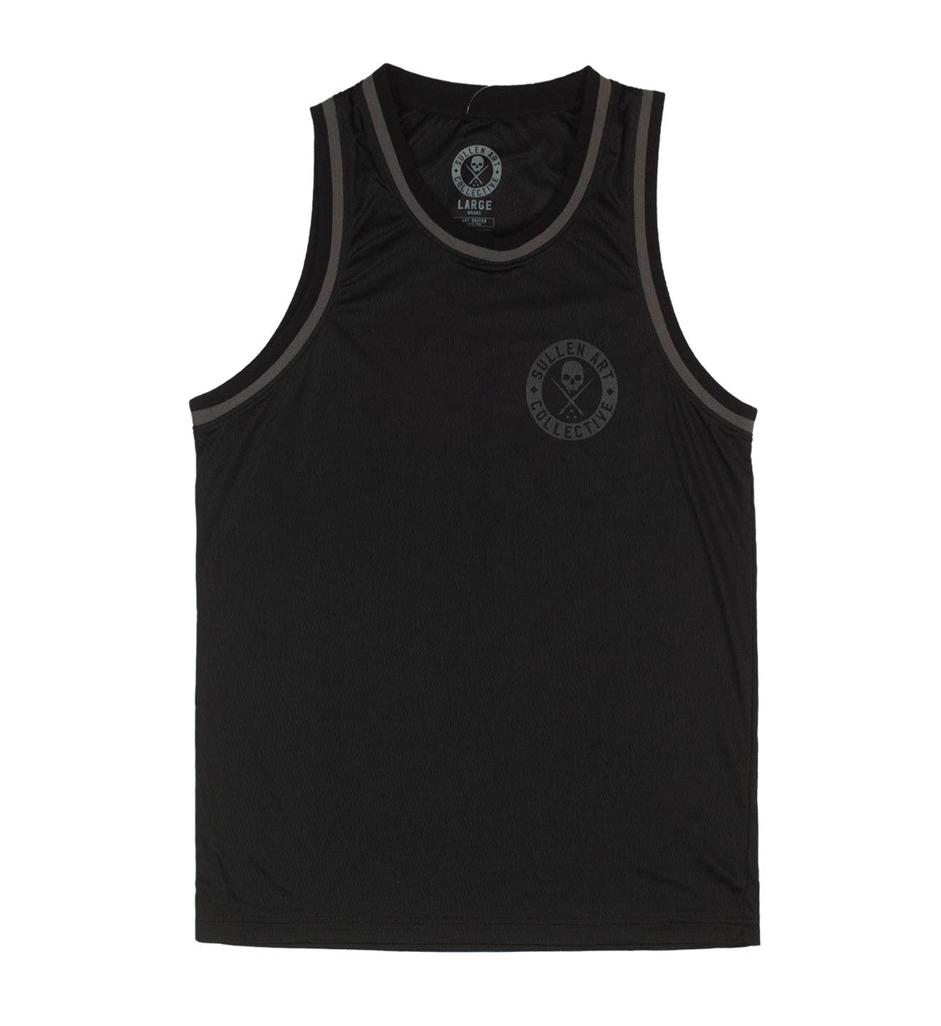 SULLEN CLOTHING BOH JERSEY TANK BLACK & GREY (L)