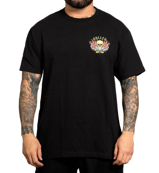 SULLEN CLOTHING SPLIT TIGER BLACK STANDARD T-SHIRT (XL)