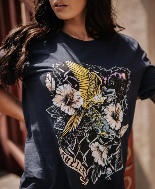 SULLEN CLOTHING STILL OF THE NIGHT LADIES SULLEN ANGELS T-SHIRT