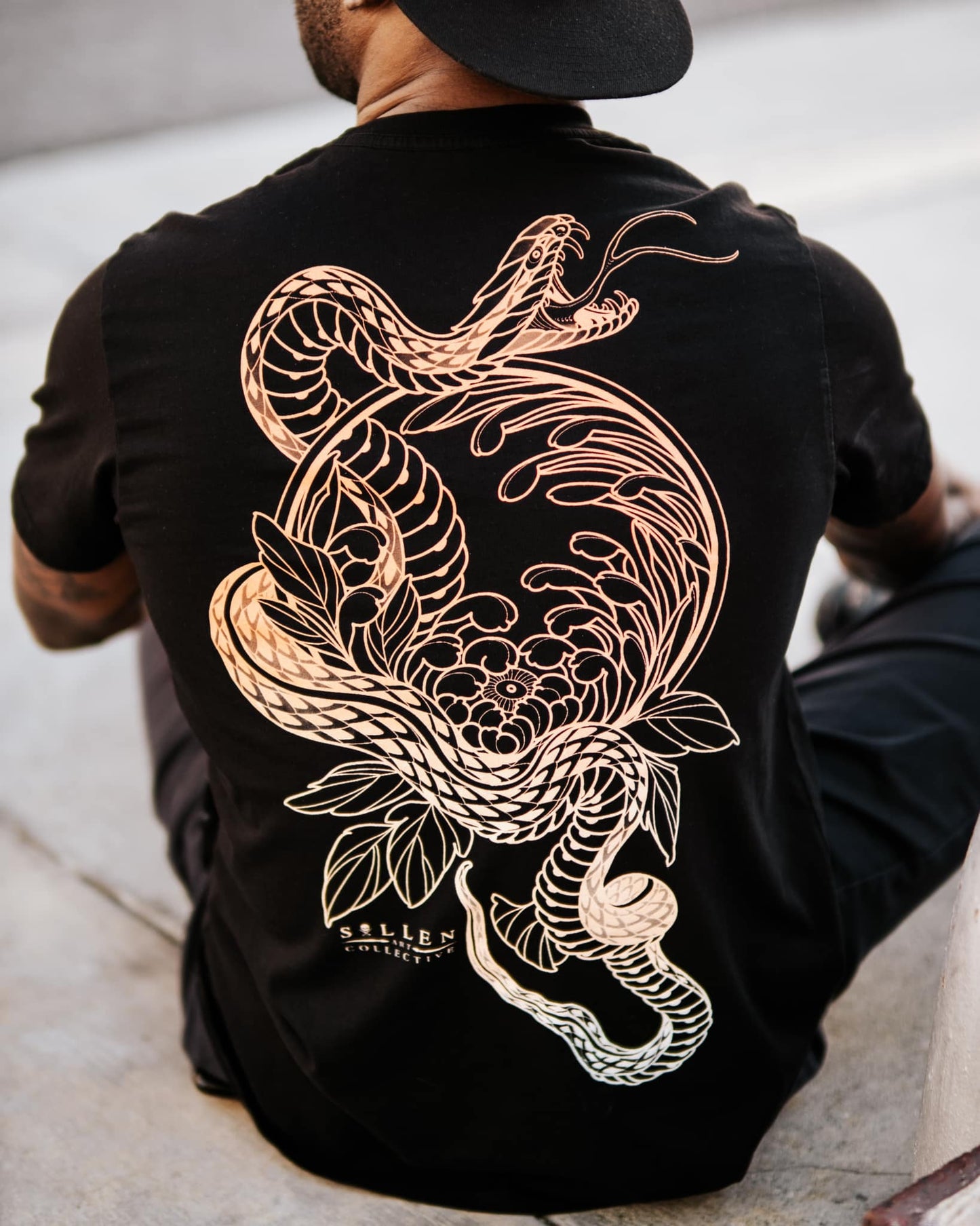 SULLEN CLOTHING BLACKENED BLACK PREMIUM T-SHIRT