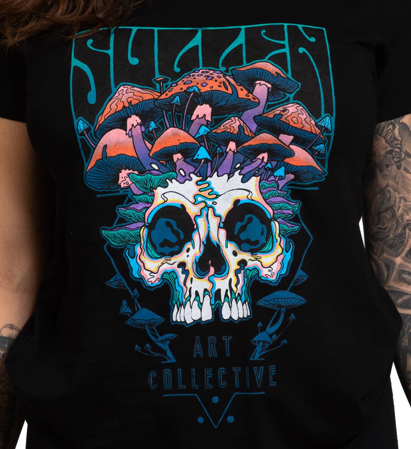 SULLEN ANGELS FUN GAL LADIES T-SHIRT