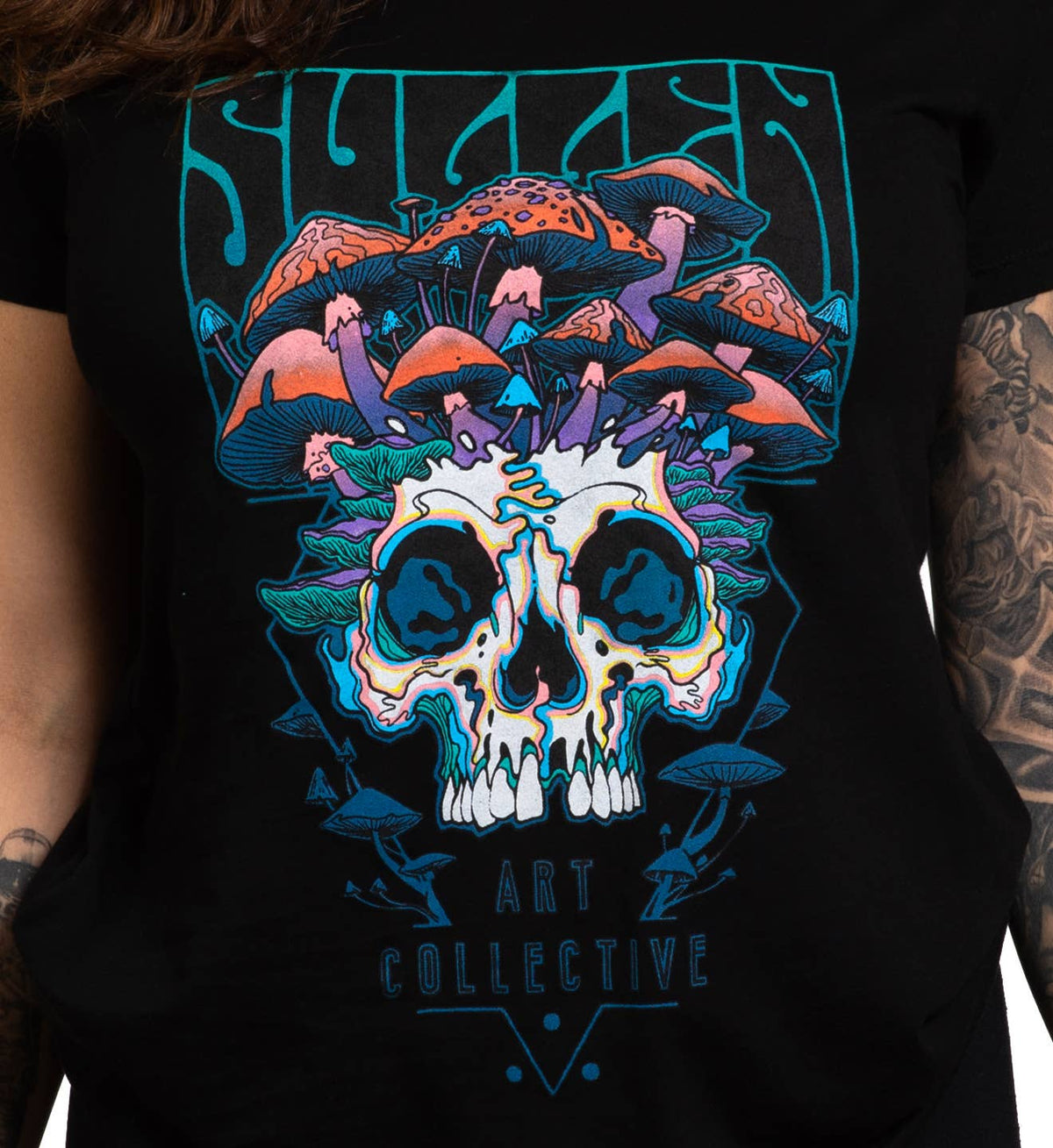 SULLEN CLOTHING FUN GAL LADIES SULLEN ANGELS T-SHIRT