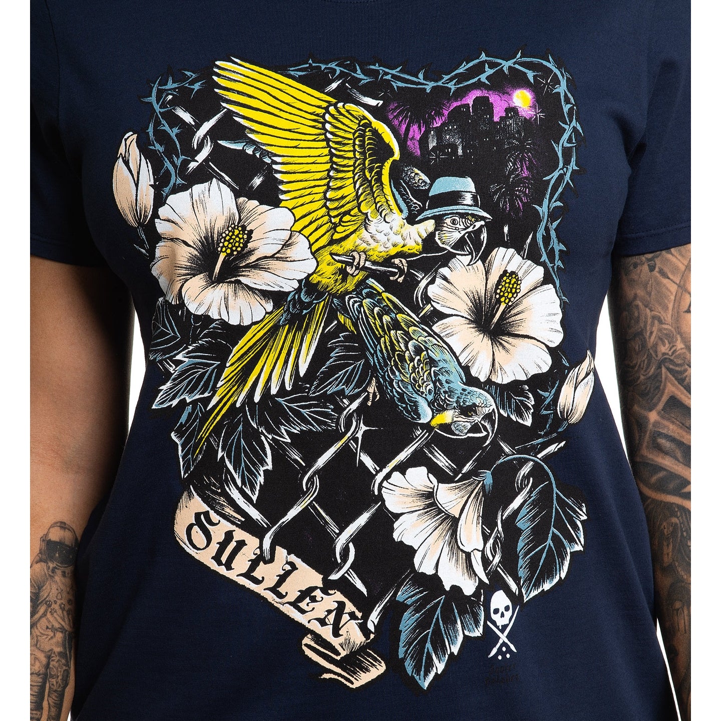 SULLEN CLOTHING STILL OF THE NIGHT LADIES SULLEN ANGELS T-SHIRT