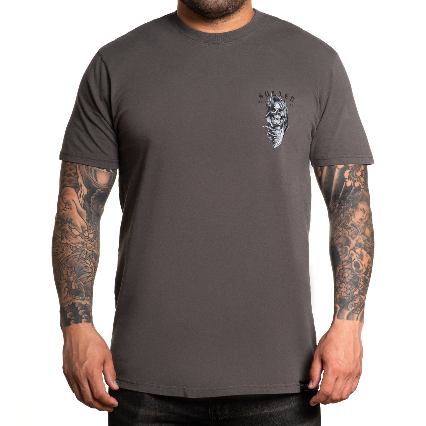 SULLEN CLOTHING INKSPIRACY GREY PREMIUM T-SHIRT (L)