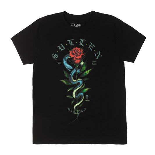 SULLEN CLOTHING BLACK MAMBA LADIES SULLEN ANGELS T-SHIRT