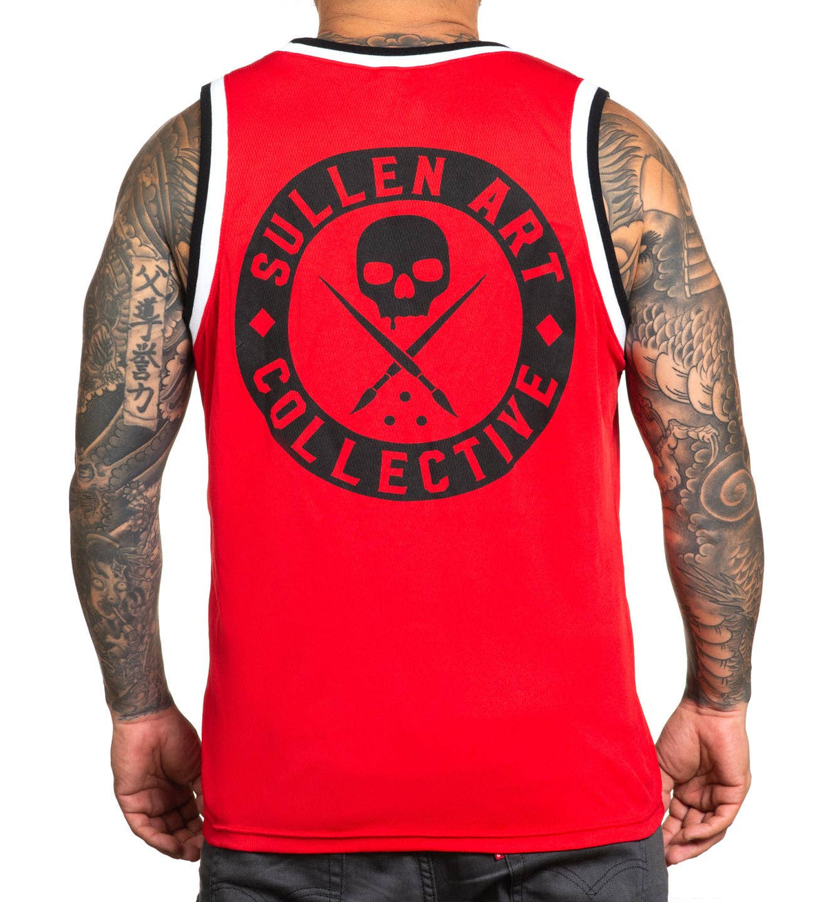 SULLEN CLOTHING BOH RED JERSEY TANK
