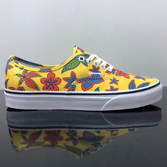 Vans Authentic Freshness Floral Yellow Trainers