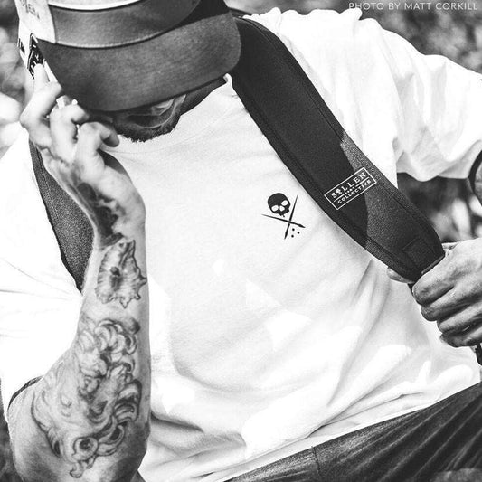 SULLEN CLOTHING STANDARD ISSUE LOGO WHITE T-SHIRT