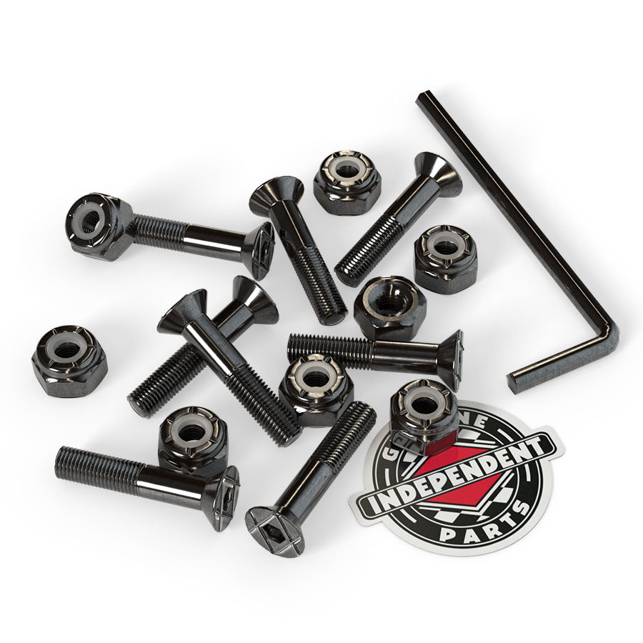 Independent Precision Bolts 1" Allen Hardware Black Pk/8