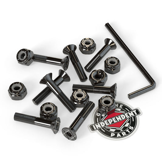 Independent Precision Bolts 1" Allen Hardware Black Pk/8