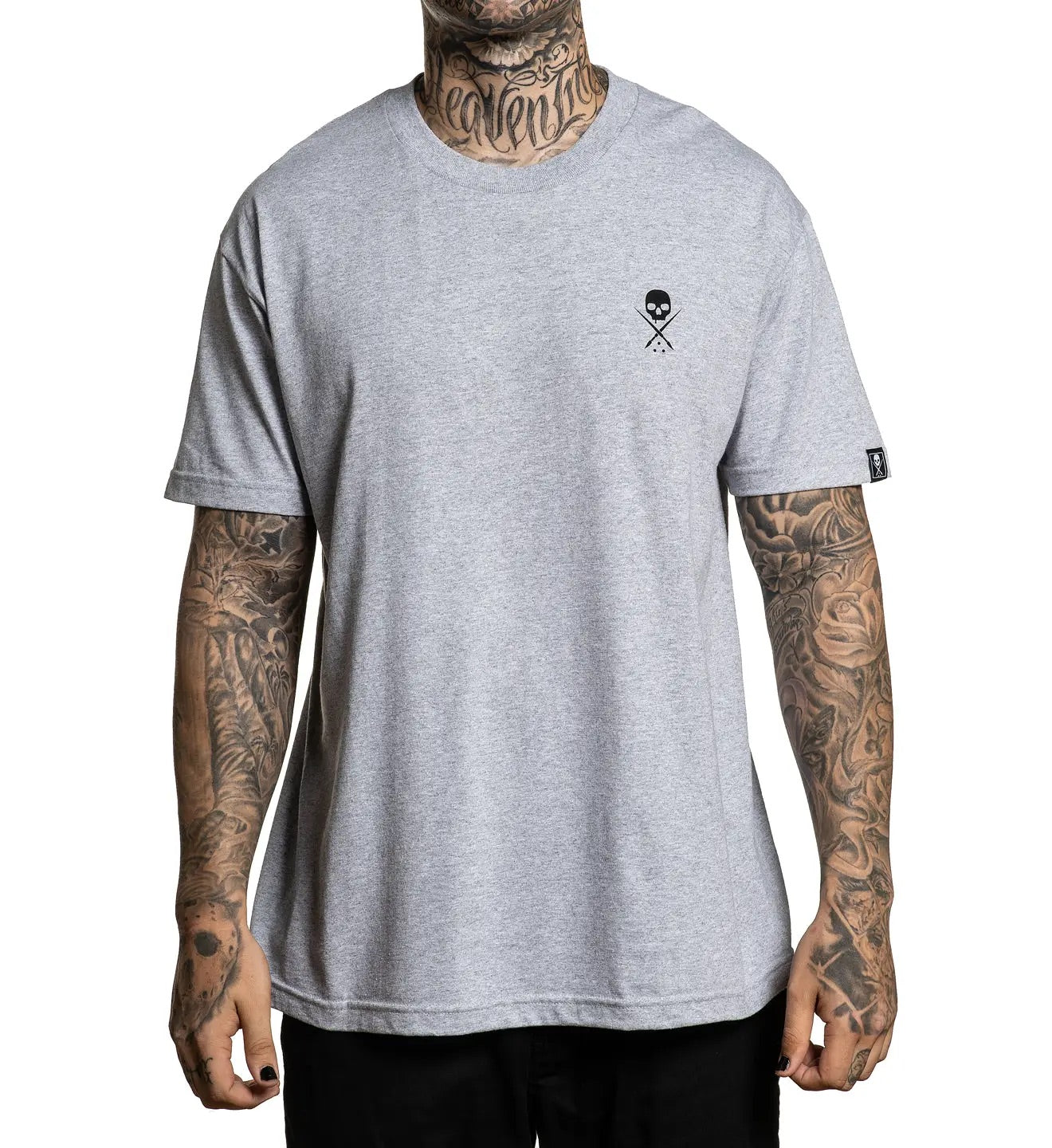 SULLEN CLOTHING STANDARD ISSUE HEATHER GREY T-SHIRT