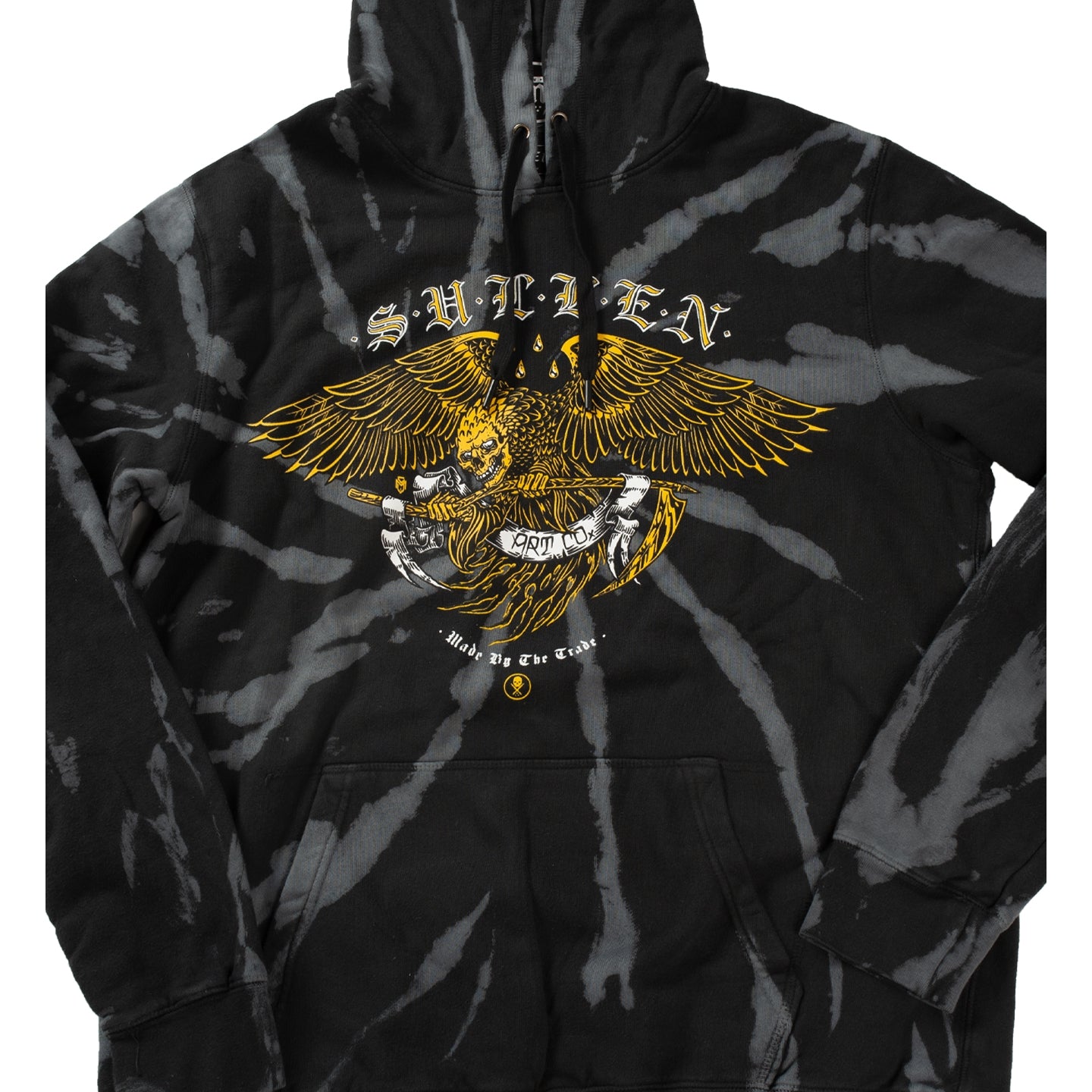 SULLEN CLOTHING REAGLE BLACK & GREY PULLOVER HOODIE