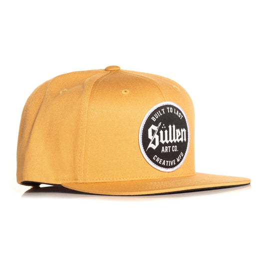 SULLEN CLOTHING FACTORY YELLOW SNAPBACK CAP HAT