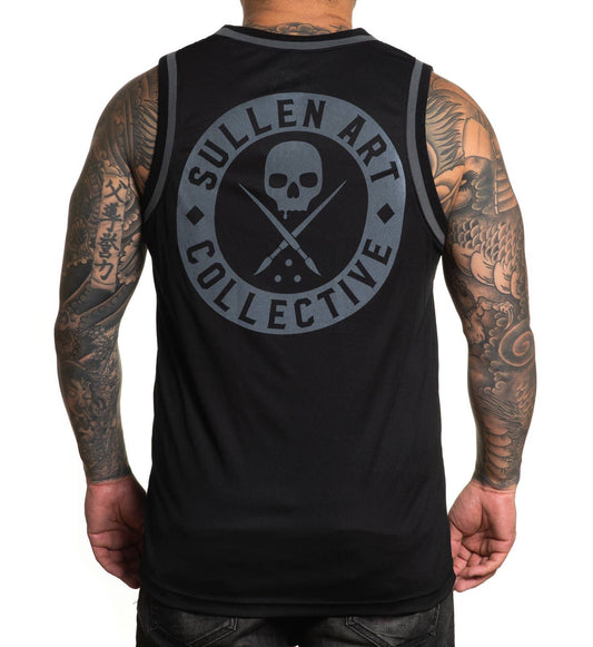 SULLEN CLOTHING BOH JERSEY TANK BLACK & GREY (L)